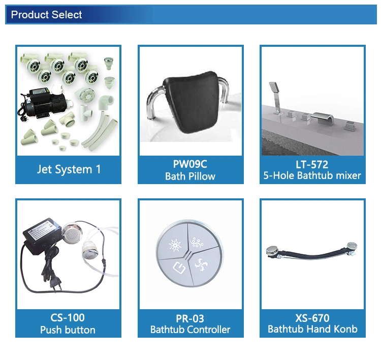 Proway Whirlpool Bathtub System (Included Hydro Pump, Jets, Air Control, Suction, Big Plug, Small Plug, 90 Degree Elbow, Y Shape Joint etc) (Whirlpool Kits 68)