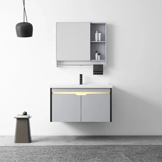 Mobile bagno sospeso sospeso con lavabo da bagno